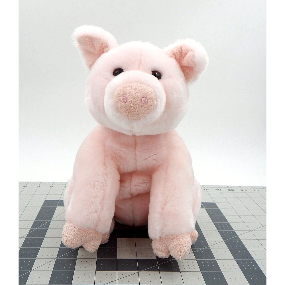 Kohls Cares Little Pig Biddle Soft Pink 11 In Sitting Bean Bag Plush Terrycloth